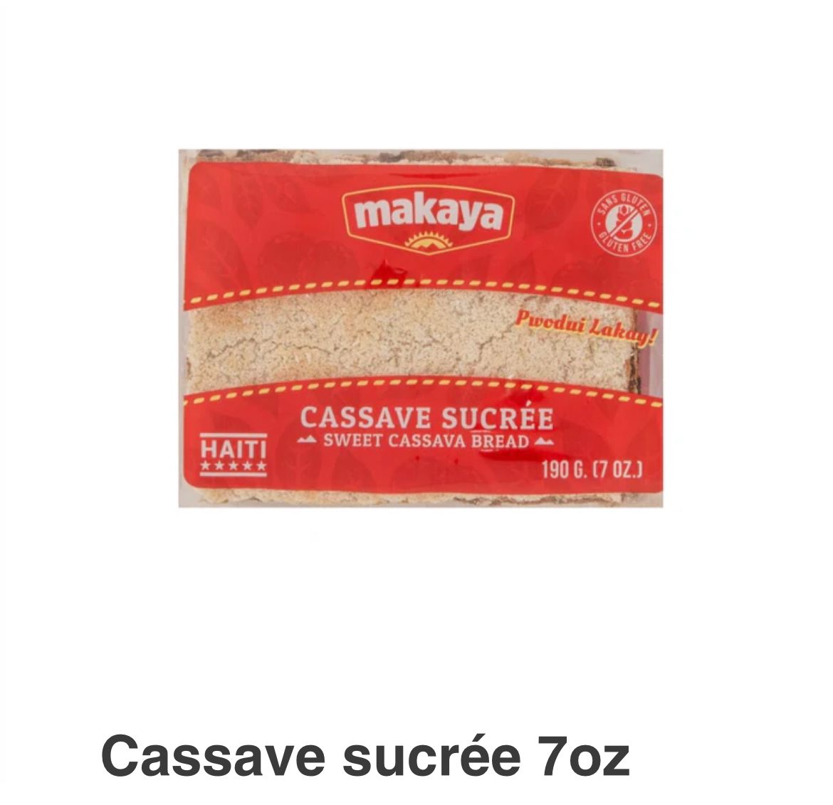 CASSAVE SUCRÉE 7oz